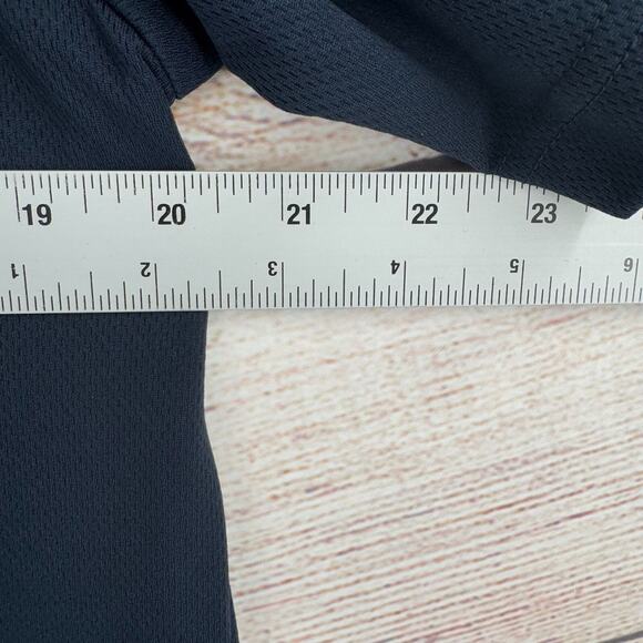 Vintage Japanese Ryu Kyu Bats Print Polo Shirt Men's Medium Navy Blue - Picture 11 of 12